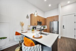 Køkken eller tekøkken på The Glass Loft Midtown