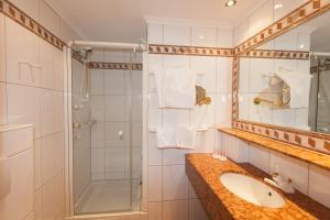 Koupelna v ubytování Hotel Schlosshof