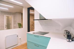 Køkken eller tekøkken på Belleza y en el corazón de Vigo by CABANA Rentals
