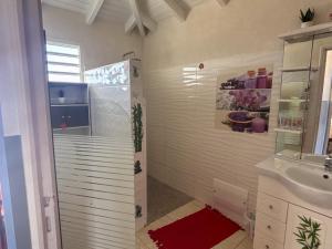 Koupelna v ubytování Gîte Soleil Canne + 23 fotografií