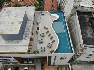 Bazén v ubytování Ora beach residence, Porto de galinhas, vista parcial do mar nebo v jeho okolí