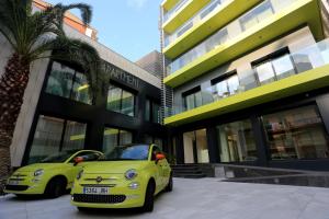 Das Gebäude in dem sich das Aparthotel befindet