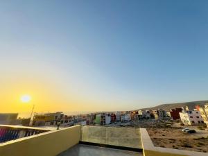 a view of a city from the roof of a building at Imsouane ocean view in Imsouane