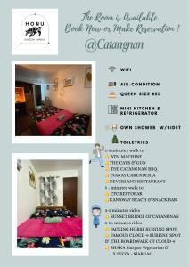 Ένα ή περισσότερα κρεβάτια σε δωμάτιο στο Honu Homestay Siargao