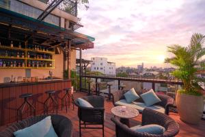 Un balcón o terraza en Solaria Tesori Hotel
