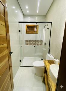 Koupelna v ubytování Resort WBF