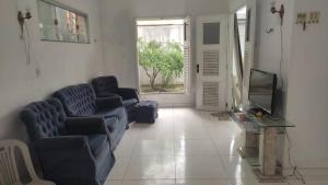 TV a/nebo společenská místnost v ubytování Casa Branca