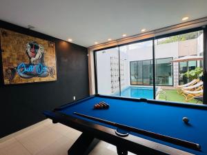 Biliár nebo kulečník v ubytování Residencia en Oaxaca Mosso