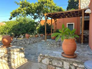 Κήπος έξω από το Villa To Petrino