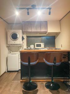 Η κουζίνα ή μικρή κουζίνα στο Usami Seaside