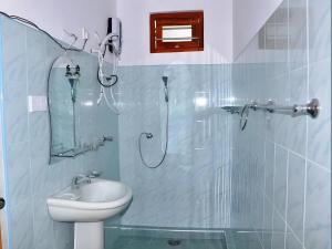 Koupelna v ubytování Hotel Tangoreef