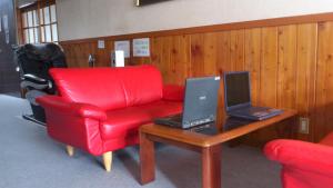TV a/nebo společenská místnost v ubytování Resort Inn Fujihashi
