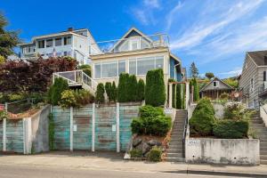a house with a staircase in front of it at Water View Retreat Near Beach Park & City in Redondo