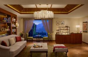 A seating area at Storii By ITC Hotels Akanni Naina Tikkar