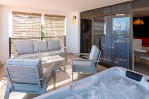 Χώρος καθιστικού στο White Sand