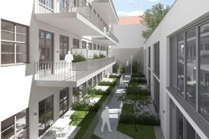 Budova, kde se apartmán nachází