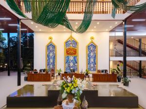 Χώρος καθιστικού στο Fullman Hotel