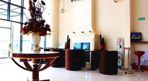 Nápoje v ubytování GreenTree Inn Shanghai Jiading Anting Motor City Express Hotel