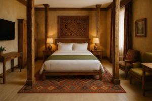 Postel nebo postele na pokoji v ubytování The flowres STC