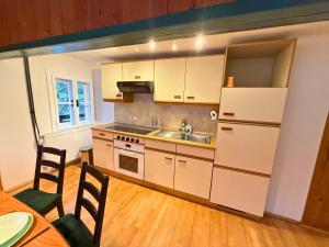 Kuchyň nebo kuchyňský kout v ubytování Alpinlake Apartments - Grünau im Almtal