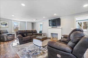 Posezení v ubytování Barnacle Bay Beach House