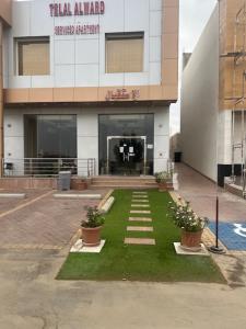 Budova, kde se aparthotel nachází