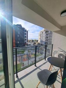 Balkón nebo terasa v ubytování Apartament Bristol
