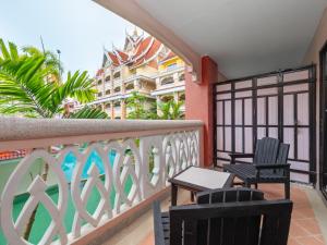 Balkón nebo terasa v ubytování Nature Beach Resort Krabi