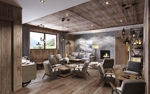 Posezení v ubytování Fulpmes Suites by ALPS RESORTS