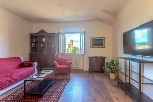 Posezení v ubytování Attico a pochi passi dal Campo