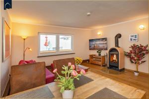 Et tv og/eller underholdning på Ferienhaus Janina Ferienhaus Janina