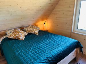 Postel nebo postele na pokoji v ubytování Domki Bolek i Lolek