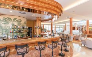 a bar in a restaurant with a lot of chairs at Bordoy Don Antonio in Paguera