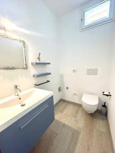 Koupelna v ubytování Casa Aurora