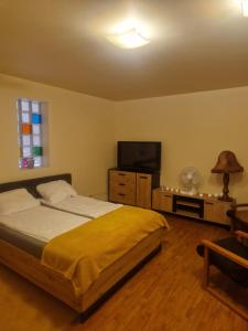 Postel nebo postele na pokoji v ubytování Noclegi Opole-Chmielowice Apartament B