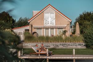 Zahrada ubytování Wellness Beach Resorts Makkum