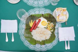 Jídlo v prázdninového areálu nebo okolí