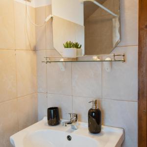 Koupelna v ubytování Casa de sub Sipote