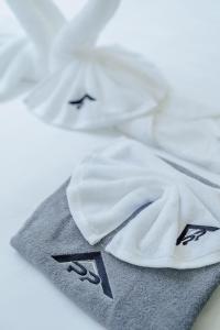 a close up of a shirt on a table at Wyndham Gardens Forrest View 1216 Studio in Nai Thon Beach