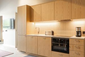 Kuchyň nebo kuchyňský kout v ubytování Break Sokos Hotel Himos