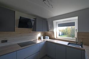 Køkken eller tekøkken på Park View apartment, Gleneagles Village, Auchterarder