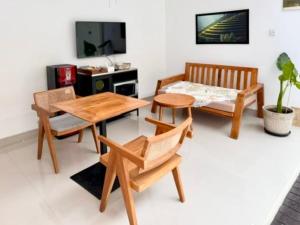 Una televisión o centro de entretenimiento en Villa Nala - Uluwatu Nusa Dua