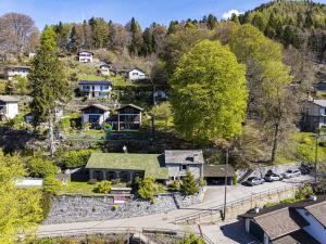 an aerial view of a home in a village at House under the beeches- Casa sotto i Faggi in Locarno