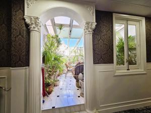 Zahrada ubytování Hostal Hispano - Argentino Gran Vía