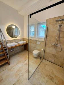 Koupelna v ubytování Bavaria Home Apartments Geisenfeld