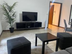 TV a/nebo společenská místnost v ubytování Oasi di relax a 2 passi dal centro
