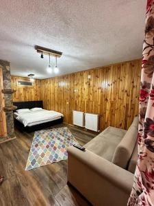 Ένα ή περισσότερα κρεβάτια σε δωμάτιο στο Aytepepark Turistik tesisleri