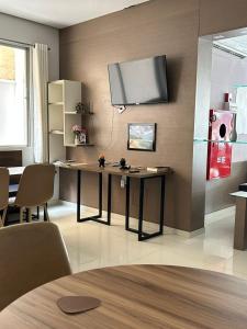 TV a/nebo společenská místnost v ubytování MAIS HOTEL BALSAS