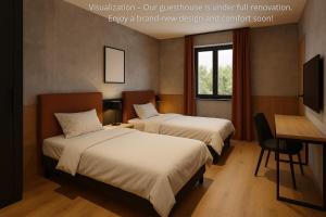 Postel nebo postele na pokoji v ubytování Penzion a restaurace Vtelenka