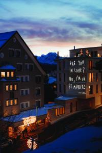 a sign that reads have you in love no im in stuttgart at Hotel GRACE LA MARGNA ST MORITZ in St. Moritz +126 photos